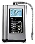 AquaGreen Alkaline Water Ionizer Machine AG7.0, Home Filtration System Produces pH 3.5-10.5 Water, 7 Water Settings, Up to -570mV ORP, 8000L Per Filter, Silver