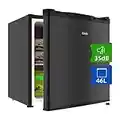 CHiQ Mini Bar Kühlschrank 46 L,Mini Kühlschrank,49,6 x 47,4 x 44,7 cm (HxBxT),F Energieverbrauch 100 kWh/Jahr,Sehr Leise 35db,12 Jahre Garantie auf den Kompressor