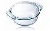 Pyrex Classic Casseruola tonda con coperchio a tegame in vetro borosilicato, 2.1 L