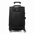 Travelpro Maxlite 5 Softside Expandable Luggage with 4 Spinner Wheels, Lightweight Suitcase, Men and Women, Black, Carry-On 21-Inch