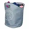 ARASO-UK Laundry Bag Basket - Extra Large 110L Capacity Folding Collapsible Washing Basket Sack with Strong Carry Handles for Dirty Clean Clothing Ironing Great for Home Kitchen Travel Holiday