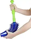 Luigi's - The World's Best Toilet Plunger | The Big, Blue & Green Unblocking Machine | Heavy Duty Unblocker with Unique Bellows Design | Clears & Unblocks All Toilets