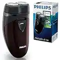 Philips Men's Electric Travel Shaver, Cordless, Battery-Powered Convenient to Carry - PQ206/18