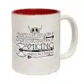 123t Funny Mugs - Always Be Yourself Viking Red Novelty Birthday Gift Present Christmas Coffee Cup Boxed