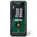 Metro Laser 120M, OGETO Misuratore di Distanza Laser IP54 Strumento di Misura Digitale Portatile Telemetro con Livelle a Bolla e Ampio Display LCD Retroilluminato