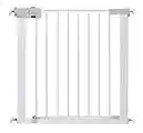 Safety 1st SecureTech Metal Gate, Pressure Fit Safety Gate, Baby Gate for Stairs and Doors, for Widths 73 to 80 cm, extendable up to 136 cm with extensions sold separately, Metal White