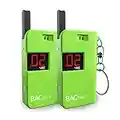 BACtrack Keychain Breathalyzer - Green (2 Pack) | Ultra-Portable Pocket Keyring Alcohol Tester for Personal Use