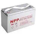 NPP NPD12-100Ah(T16, 1Pcs) 12 Volt 12V 100Ah Deep Cycle AGM SLA Battery, 1200+ Deep Cycle 100amp Battery,for Most Home Appliances, RV, Camping, Cabin, Marine, UPS, Trolling Motor and Off-Grid System