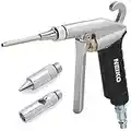 NEIKO 31121A High Flow Air Blow Gun | 3 Pc Pneumatic Air Nozzle | Dust Gun | Air Gun Compressor Accessories | ¼”