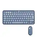 Logitech K380 for Mac + Combinación inalámbrica M350 de Teclado y ratón - Estilizado diseño portátil, clics discretos, duración de Pilas Prolongada, Bluetooth - macOS, iPadOS, iOS - Arándano