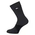 OTTER Waterproof socks for MEN & WOMEN. For outdoor activities golf running cycling hiking walking. With COOLMAX® CORE technology transports moisture away from the skin (Gray Black, Large)