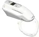 AT&T TR1909 Trimline Corded Phone with Caller ID, White