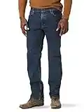 Wrangler Authentics Men's Regular Fit Comfort Flex Waist Jean, Dark Stonewash, 34W x 30L