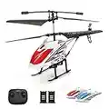 DEERC DE51 Remote Control Helicopter Altitude Hold RC Helicopters with Gyro for Adult Kid Beginner,2.4GHz Aircraft Indoor Flying Toy with 3.5 Channel,High&Low Speed,LED Light,2 Battery for 20 Min Play