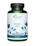 Osteo Pro Complex Vegavero® | Pour les OS* | Avec Calcium, Magnésium, Vitamines D3 K2 et C, Zinc, Manganèse, Cuivre et Delphinol® | Sans Additifs | 120 Gélules | VEGAN