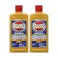 Brasso Metal Polish, 8 oz Bottle for Brass, Copper, Stainless, Chrome, Aluminum, Pewter & Bronze, 8 oz (Pack of 2)