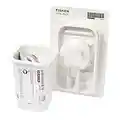 Ikea Tisken Porte-savon et porte-brosse à dents avec ventouses Blanc