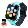 Kids Games Smartwatch MP3 Player Music Watch, Kids Watch with Touch Screen 2 Way Call, 16 Games, SOS, Alarm Clock, Camera, Kids Watch for Boys Girls Holiday Birthday Toys Gifts [Built-in SD Card])