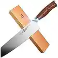 TUO Kiritsuke Knife Chef Knife Japanese 8.5 inches Vegetable Cleaver German High Carbon Stainless Steel Kitchen Knife with Ergonomic Pakkawood Handle-Fiery Phoenix Series