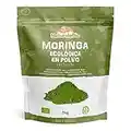 Moringa Oleifera Ecológica en Polvo - Grado Premium - de 1kg. Moringa Powder Organica. Bio, Natural y Pura. Hojas Recogidas de la Planta de Moringa Oleífera. NaturaleBio