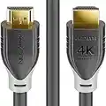 deleyCON 2m HDMI Cavo 2.0 a/b - HDR 10+ UHD 2160p 4K@60Hz YUV 4:4:4 HDR HDCP 2.2 3D ARC Dolby Digital + Dolby ATMOS - Nero Grigio