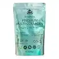 INTEROSA Collagen Pulver 500 g - Kollagen Peptide Typ 1 2 3 5 10 - Premium Collagen Complex geschmacksneutral - Hydrolysat Protein super löslich (500 g)