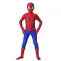 GUOHANG Bambini Supereroe Spiderman Costume Cosplay Unisex Halloween Costumi di Spiderman per Childs Childrens And Adults Spider Man Tuit Tuta 3D Stampato Lycra Spandex Bodysuit,A,120~130cm