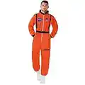 Morph Costumes Orange Astronaut Costume Adult Space Suit Costume For Men Women Space Man Costume L