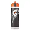 Gatorade Gx Système d'hydratation, bouteilles souples antidérapantes Gx et capsules concentrées pour boissons sportives Gx, gris