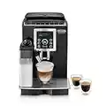 De'Longhi Perfetto Magnifica S Cappuccino ECAM23.460.B Macchina da Caffè Automatica per Espresso e Cappuccino, Caffè in Grani o in Polvere, LatteCrema System, Spegnimento Programmabile, Nero