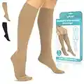 TruCompress Compression Stockings V2 (Beige, Medium)