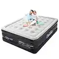 OlarHike Matelas Gonflable 2 Personnes, Matelas Gonflables Électrique, Lit D'Appoint, Noir