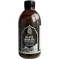 Everything Black Seed Black Seed Oil (Nigella Sativa, Black Cumin) 100% Cold Pressed 3X Thymoquinone- Glass Bottle (8.5oz/250ml)