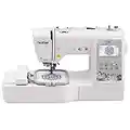 Brother SE600 Sewing and Embroidery Machine, 80 Designs, 103 Built-in Stitches, Computerized, 4" x 4" Hoop Area, 3.2" LCD Touchscreen Display, 7 Included Feet