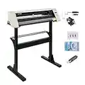 VEVOR Cortador de Vinilo 72 cm, Máquina de Cortador de Plotter de Vinilo con Ancho 630 mm, Plotter de Corte de Vinilo de 720 mm, para Cortar, Blanco Plotter de Corte de Vinilo