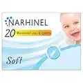 Narhinel 20 Ricambi per Aspiratore Nasale per Neonati e Bambini con Filtro Assorbente per Trattenere il Muco, Ricambio Usa e Getta, Soft e igienico, monouso