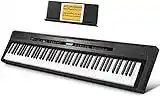 Donner DEP-20 Beginner Digital Piano 88 Key Full Size Weighted Keyboard, Portable Electric Piano with Sustain Pedal, Power Supply