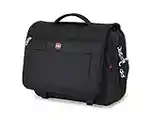 Swiss Gear SA8733 Black TSA Friendly ScanSmart Laptop Messenger Bag - Fits Most 15 Inch Laptops amd Tablets