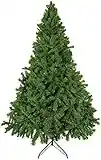 Luxury 5ft 6ft 7ft 8ft 9ft 10ft 12ft Green Artificial Christmas Trees -Bushy High Tip Count Xmas Trees (7ft / 210cm)