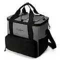 TOURIT Cooler Bag 24-Can Insulated Soft Cooler Lunch Coolers Portable Cooler Bag 14.6L for Picnic, Beach, Work, Trip, Daily,Grey