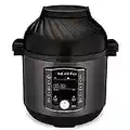 Instant Pot Pro Crisp 11-in-1 Friggitrice ad Aria / Pentola a Pressione Multifunzione in Acciaio Inossidabile, Adatta a Cucinare Patatine Fritte, Verdura e molto altro, 1500 W, 7,6 L - Nero