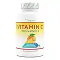 Vitamina C 1000mg - 365 compresse in un anno di fornitura - Effetto Rilasciato nel Tempo - Vitamina C + Estratto di Rosa Canina + Bioflavonoidi di Agrumi - Vegan - Altamente Dosato