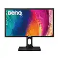 BenQ 27" 2560x1440 QHD IPS Designer Monitor (PD2700Q), 100% Rec. 709 and sRGB, CAD/CAM, Animation, Darkroom, Low Blue Light, Flicker-Free , 60Hz refresh rate, Black