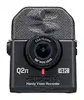 Zoom Q2n-4K Handy Video Recorder, 4K/30P Ultra High Definition Video, Compact Size, Stereo Microphones, Wide Angle Lens, for Recording Music, Video, YouTube Videos, Livestreaming