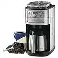 Cuisinart DGB-900BCC Burr Grind & Brew 12-Cup Automatic Coffeemaker, Thermal Carafe, Charcoal Water Filter 5 Oz, Brushed Stainless Steel