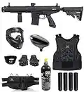 Maddog Tippmann Stormer Elite Dual Fed Protective CO2 Paintball Gun Marker Starter Package - Black