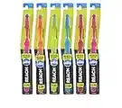 REACH Crystal Clean Firm Adult Toothbrush with Anti Bacterial Cap , 1 ea - Blue (Pack of 6)