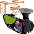 Rearview Baby Car Mirror Windshield Infant Front Facing, Shatterproof Child Safety Mirror, Adjustable Suction Cup (S) by COZY GREENS