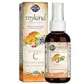 Garden of Life Organic Vitamin C for Kids and Adults, mykind Organics Vitamin C Spray for Skin Health - Orange Tangerine, Vitamin C Supplement Antioxidant for Immune Support, 2 fl oz Liquid Drops