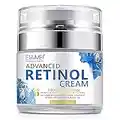 Retinol Cream for Face, Crème au rétinol pour le visage - Crème hydratante anti-age jour et nuit - Hydratant pour le visage à l'acide hyaluronique et au collagène